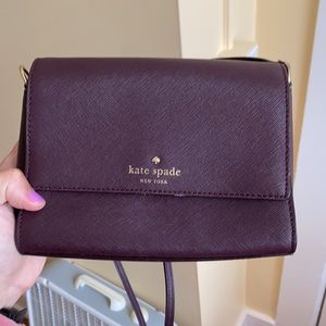 Super cute maroon Kate spade crossbody